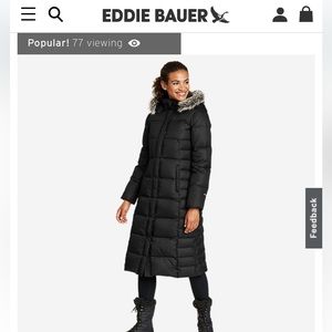 Like new TXL Women’s Eddie Bauer coat